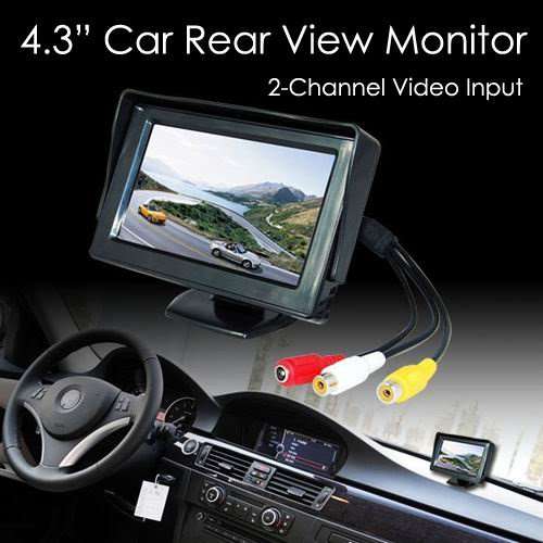 4.3" Car Rearview display monitor Screen System for backup reverse cam