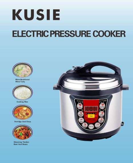 Brand New Electric Digital Pressure Cooker (6L Stainless Steel)