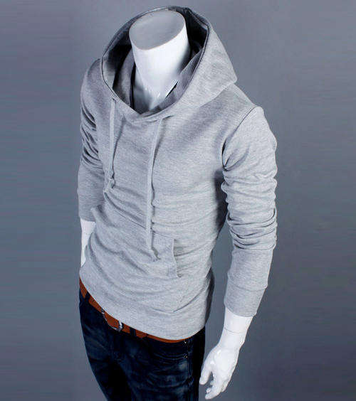 Mens Hoodie Jacket (US Size Medium) Grey Colour