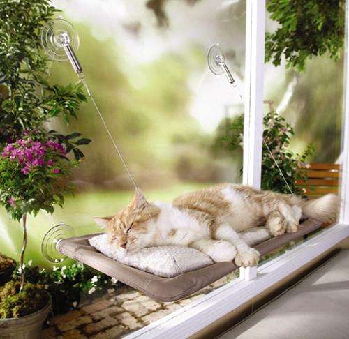 Sunny Seat Window Mounted Cat Bed *Installs in Seconds*