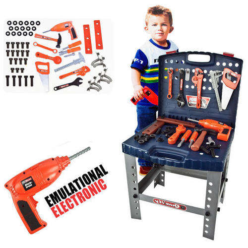 Kids Work Shop Tool Set Work Bench