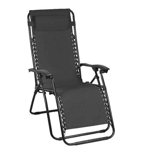 Hazlo Foldable Zero Gravity Chair (Available in Black and Red)