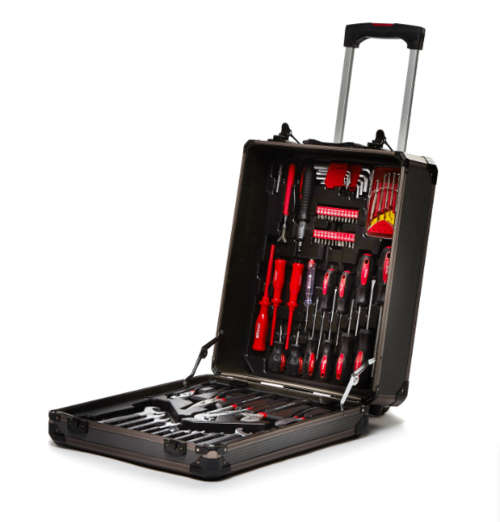 Swiss Kraft 488 Piece Combination Wrench Tool Box Set w/ Alum trolley case