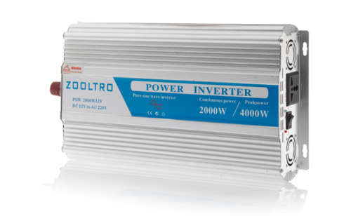 2000W Pure Sine Wave Power Inverter (DC TO AC) 4000w Peak Power (12/24v)
