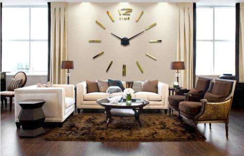 Modern DIY Large 3D Wall Clock
