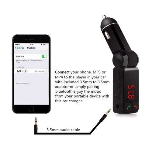 Wireless Bluetooth Car MP3 FM Transmitter