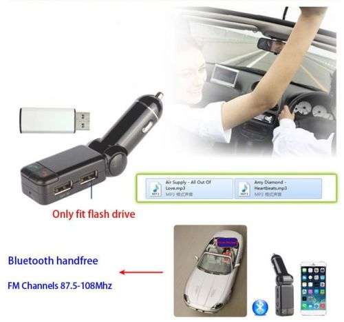 Wireless Bluetooth Car MP3 FM Transmitter