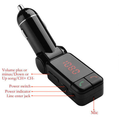 Wireless Bluetooth Car MP3 FM Transmitter