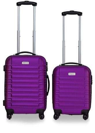 2 Piece ABS Trolley Luggage Bag Set , 16" and 20"