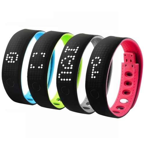 LED Smart Bracelet with Bluetooth Call Reminder Pedometer Calorie Sleep Monitor  [Second Hand]