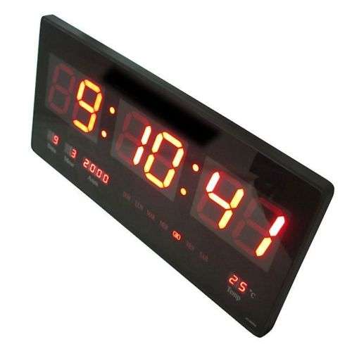 Large Display Digital LED Clock [Second Hand]
