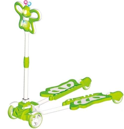 Baneen Kids Four Wheel Frog Kick Scooter