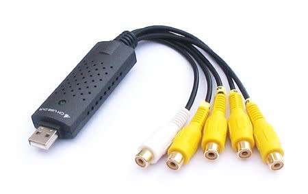 4 Channel USB DVR Video Audio Capture Grabber Adapter