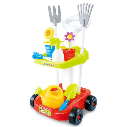 Kids Pretend Play Gardening Trolley Set  Tools Toy/Game Garden/Plants