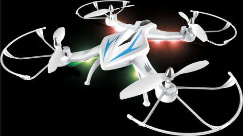 Smart Drone Quadcopter with HD Camera, WiFI FPV Real-time Transmission, One key Return