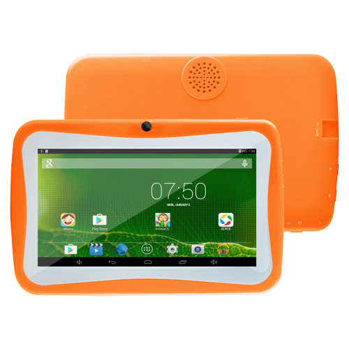 Nevenoe 7inch Android Tablet for Kids with Silicone Case(WiFi,Camera,Capacitive screen)Blue(RTS-0169