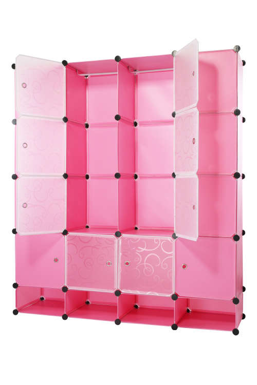 Large DIY Cubical Wardrobe Closet Cupboard with Shoe Compartment