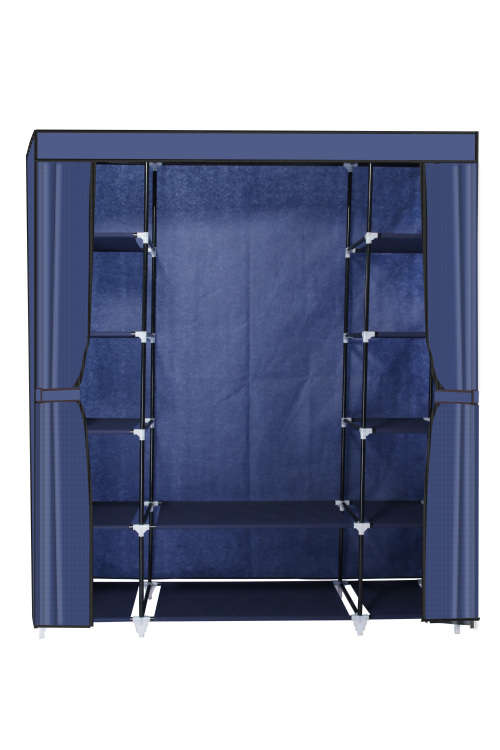 Large Multi Compartment Fabric Wardrobe Closet (Clothes Storage)