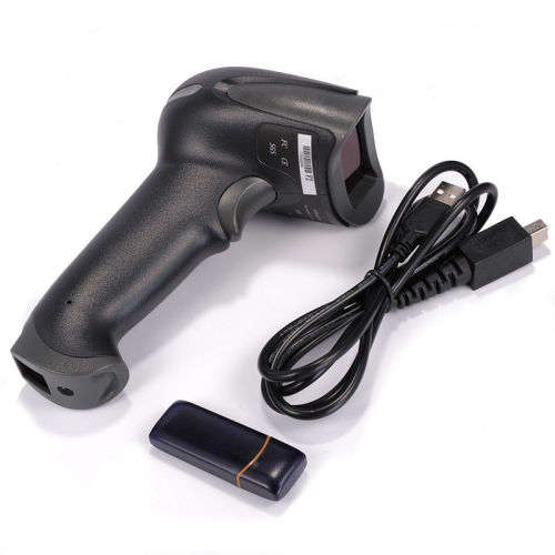 Wireless Handheld Laser Barcode Scanner Reader With USB Receiver