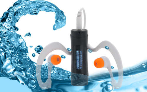 8GB Waterproof Underwater Sports MP3 Player with LCD Display and FM (IPX8)