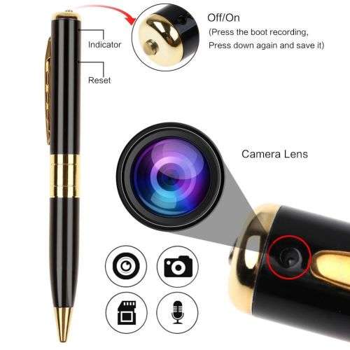 Spy Hidden Video Camera Pen - Photo & Video Function