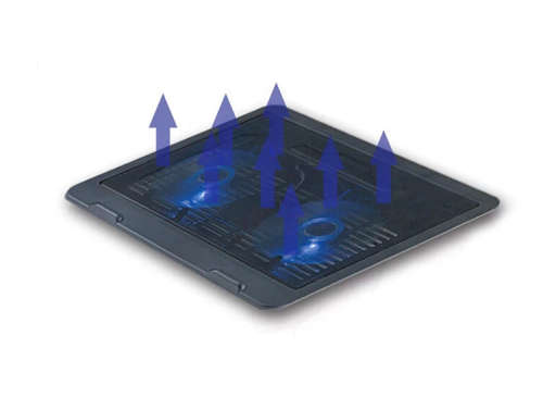 Notebook Laptop Cooling Pad Stand Holder With Fan and Adjustable Feet