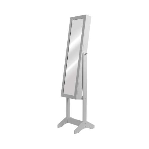 Jewellery Storage Cabinet with Full Length Mirror - White (Please Read)