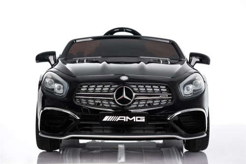 Licensed Mercedes Benz SL65 AMG Kids Ride on Car - With MP3, Light, Doors open, Remote, USB - Black