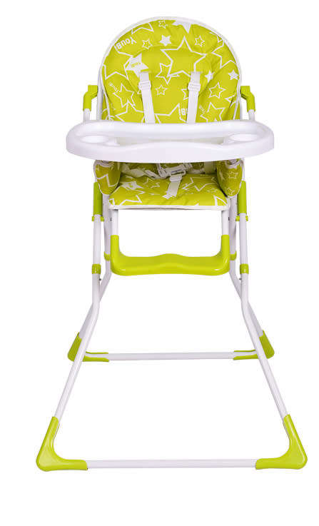 Feeding Baby High Chair - GREEN [Second hand] (Please read)