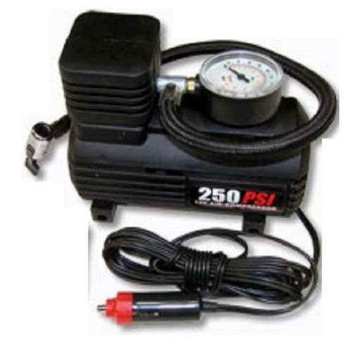 Nevenoe Portable Air Compressor Tyre Pump Inflator - 250PSI (12v) Car tires, Rubber Boats, balls,