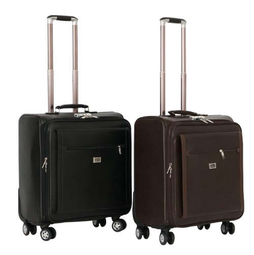 Hazlo Faux Leather Trolley Briefcase Bag