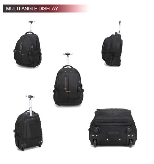 Trolley Backpack Black colour