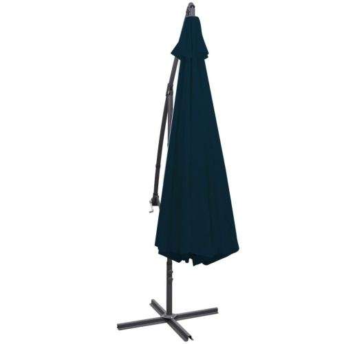 3m Outdoor Patio Cantilever Banana Umbrella - Red [SECOND HAND]