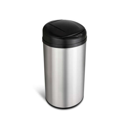 Automatic Motion Sensor Touchless Stainless Steel Kitchen Dustbin - 40L