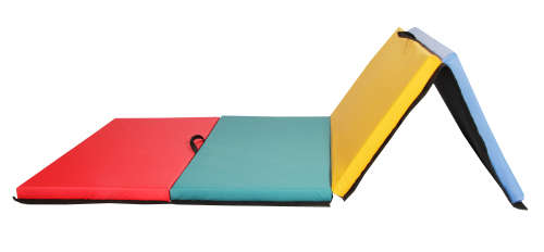 Hazlo 4 Section Portable Gymnastics Yoga Exercise Mat