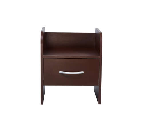 Modern Bedstand Table Pedestal With Drawer - Brown [Second Hand]