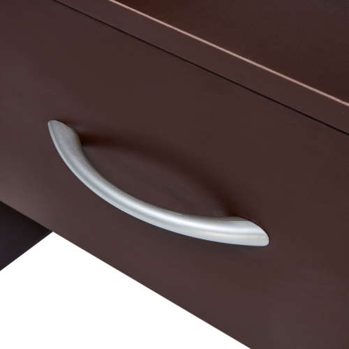 Modern Bedstand Table Pedestal With Drawer - Brown [Second Hand]