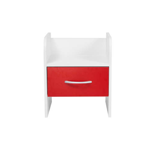 Modern Bedstand Table Pedestal With Drawer - Brown [Second Hand]