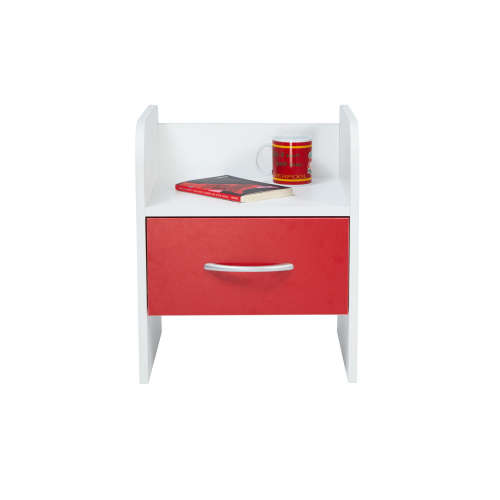 Modern Bedstand Table Pedestal With Drawer - Brown [Second Hand]