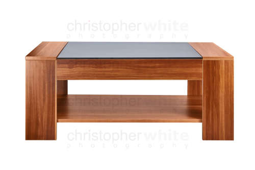 Wooden Coffee Table (Light Walnut)