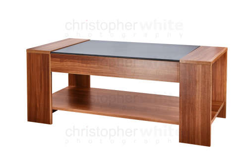 Wooden Coffee Table (Light Walnut)