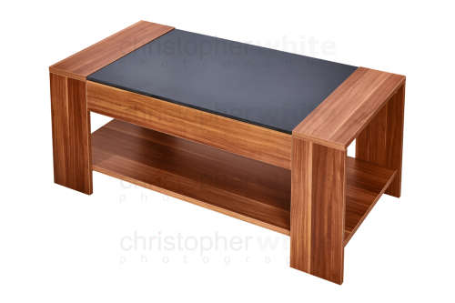 Wooden Coffee Table (Light Walnut)