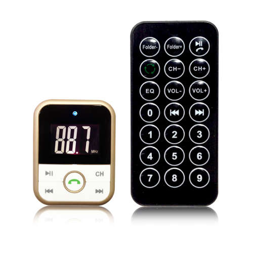 Nevenoe Bluetooth Handsfree Car Kit with FM MP3 transmitter, Charger function and Remote