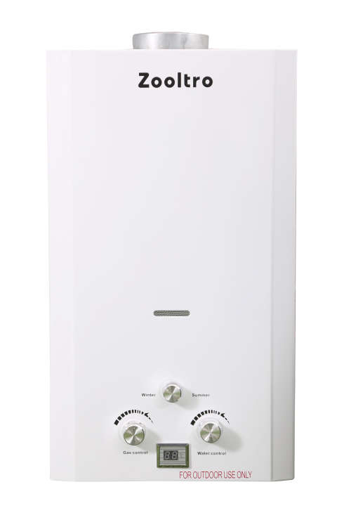 Zooltro Instant Gas Water Heater with LED Display - 12L