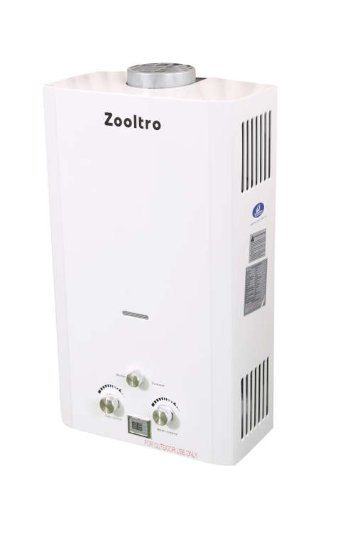 Zooltro Instant Gas Water Heater with LED Display - 12L