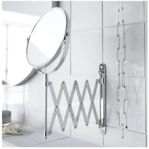 Flexible Extendable Shower Mirror - 17cm Round