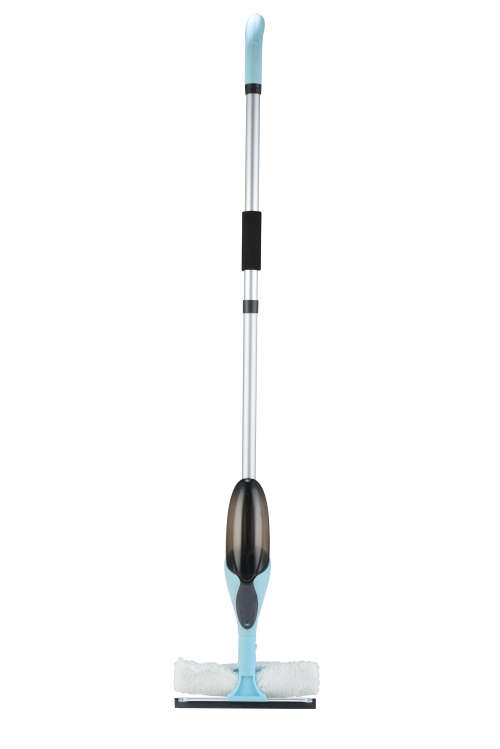 Floor Spray Mop with 2 Mop Heads Window Cleaner & Scraper [Second hand]