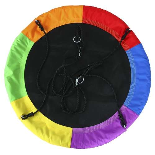 Childrens Saucer Tree Swing with Hanging Ropes
