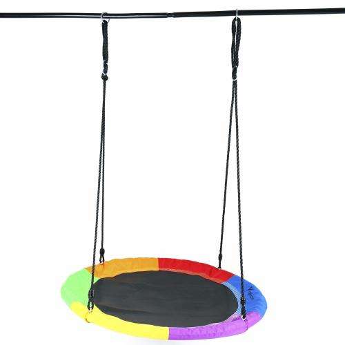 Childrens Saucer Tree Swing with Hanging Ropes
