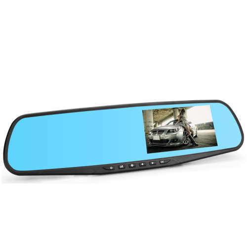 HD 4.3 inch Vehicle Rearview Parking Assist Camera with Mirror + Front Dash Camera (Second hand)